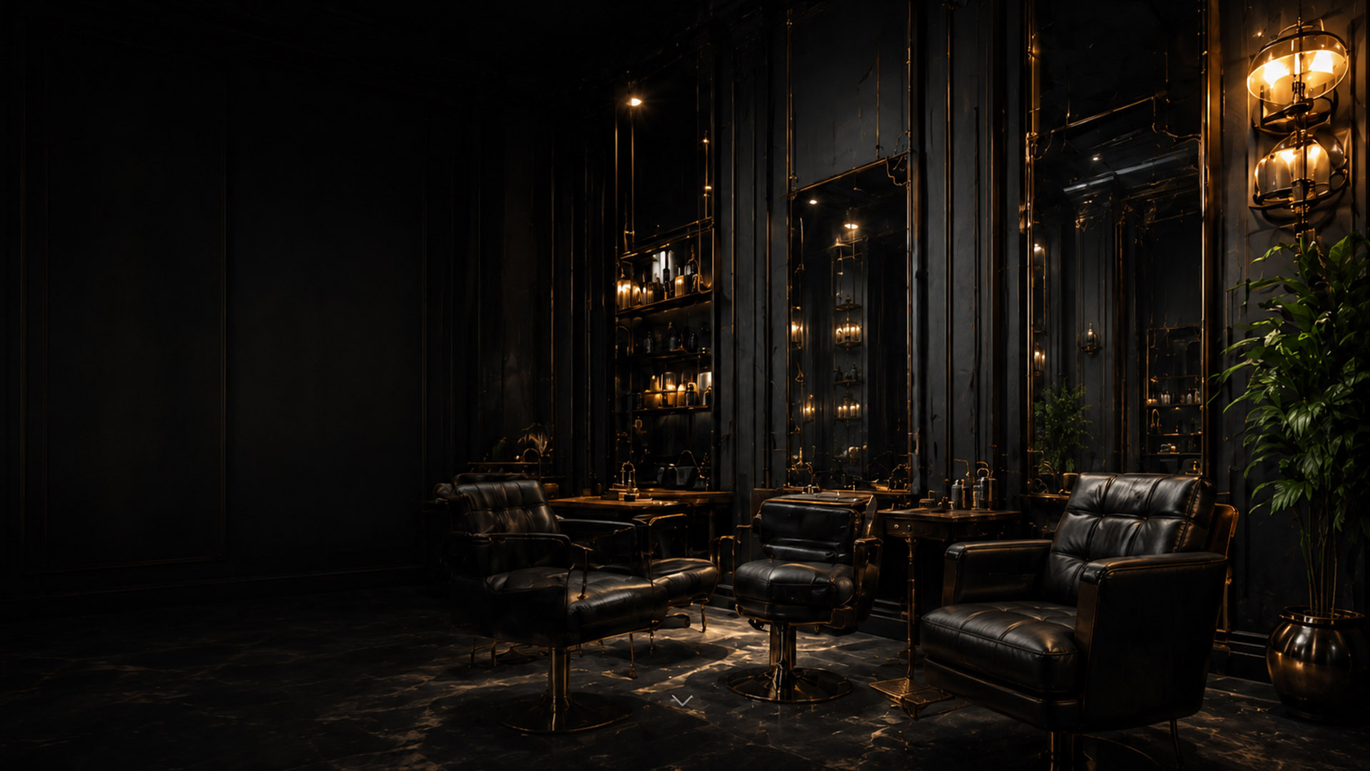 Luxury salon interior